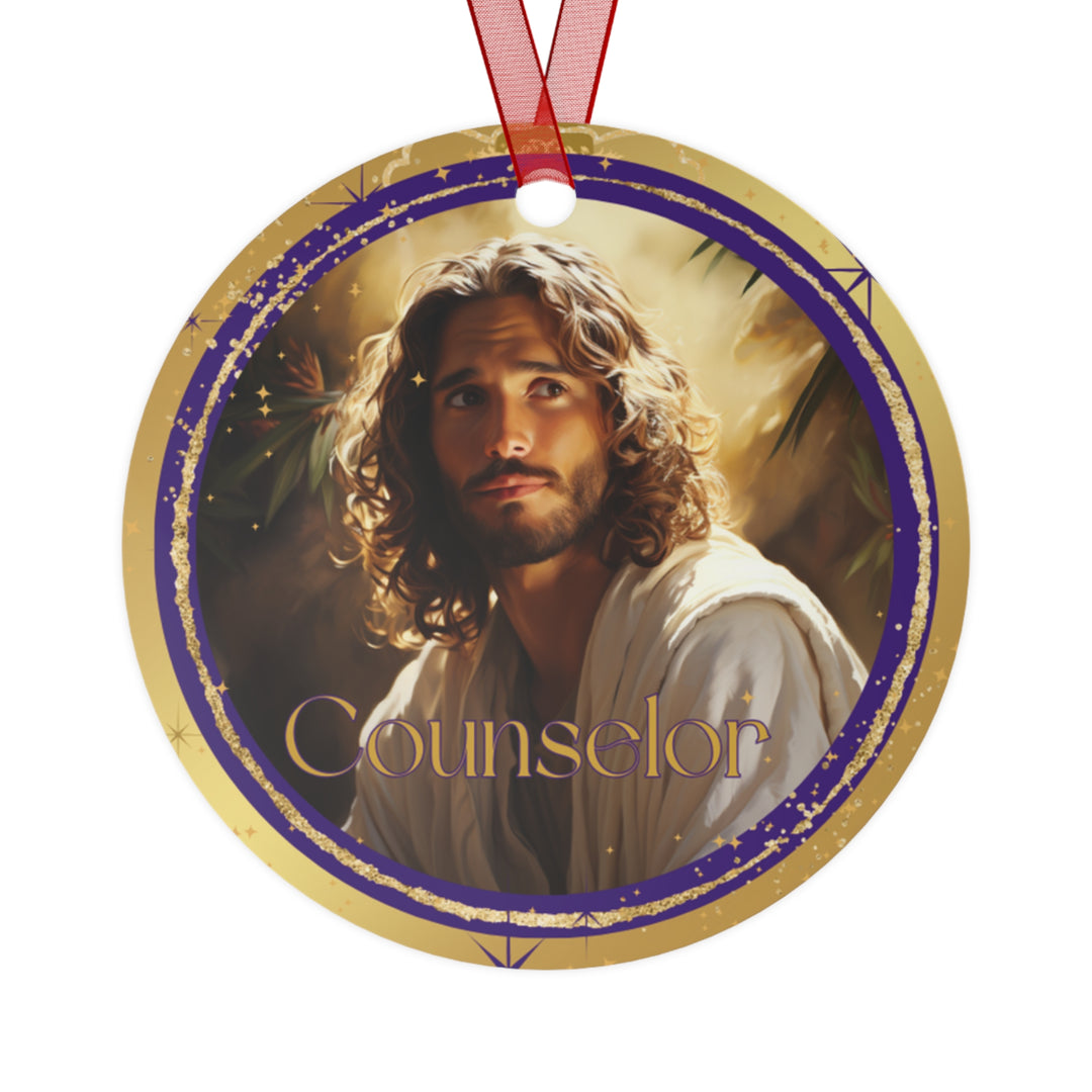 Counselor - Names of Jesus Metal Ornament