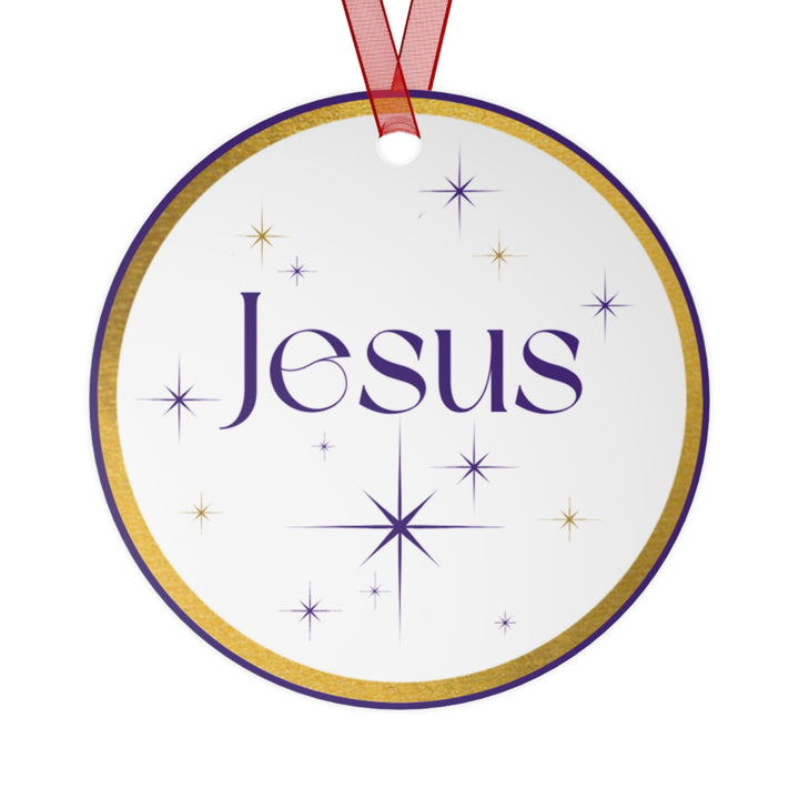 Jesus - Names of Jesus White Metal Ornaments