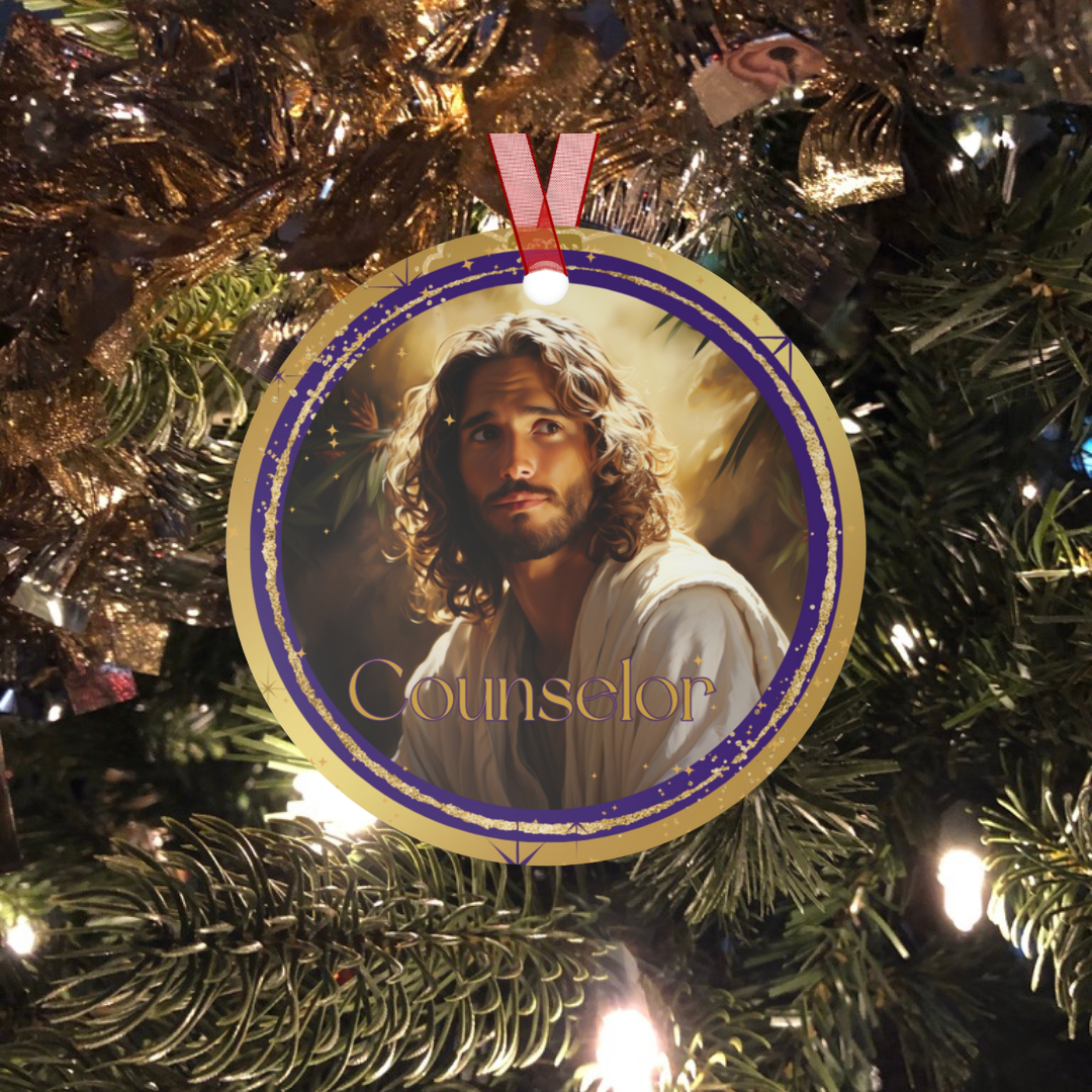 Counselor - Names of Jesus Metal Ornament