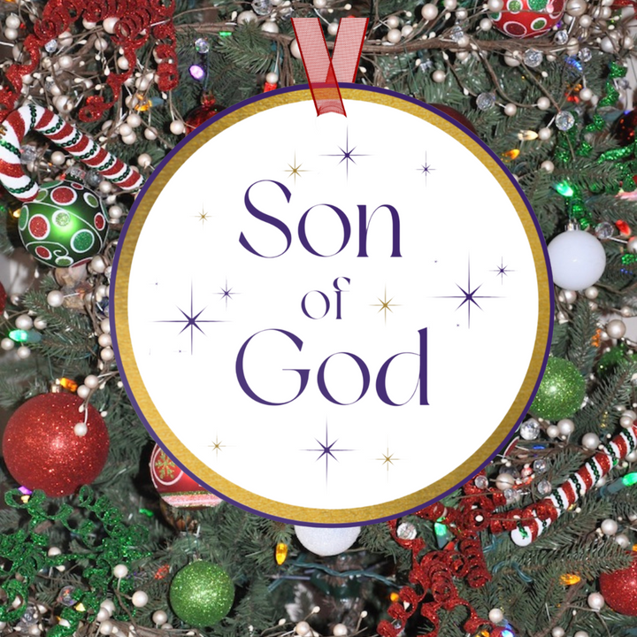 Son of God - Names of Jesus White Metal Ornaments