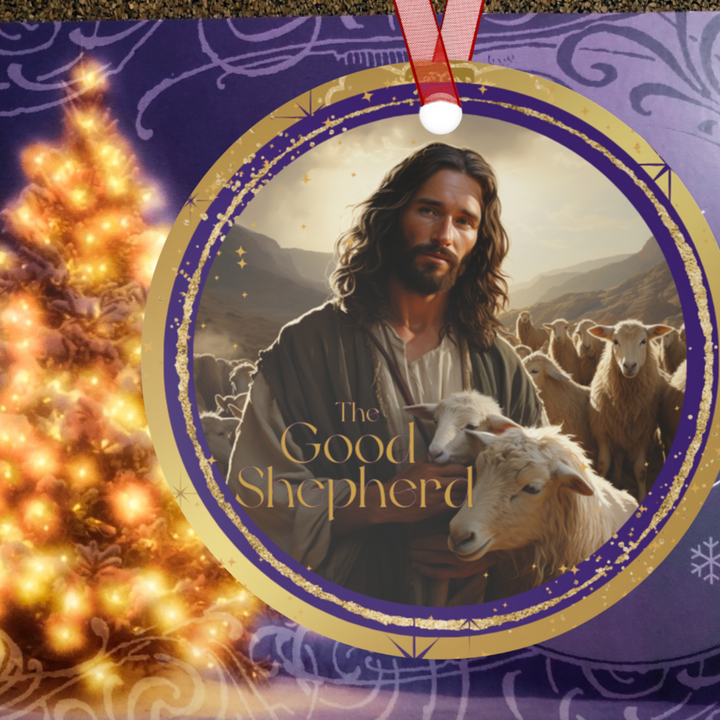 The Good Shepherd - Names of Jesus Metal Ornament