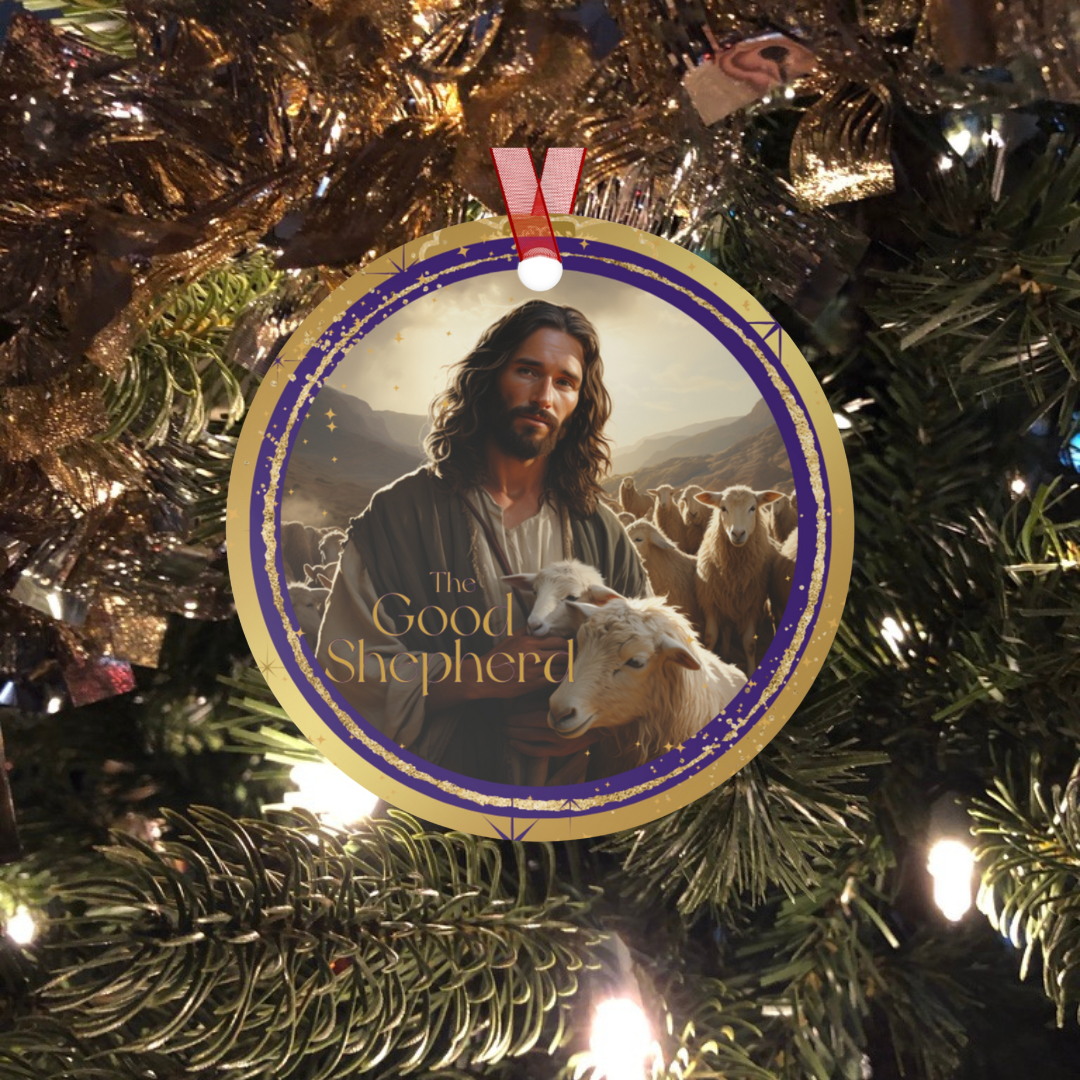 The Good Shepherd - Names of Jesus Metal Ornament