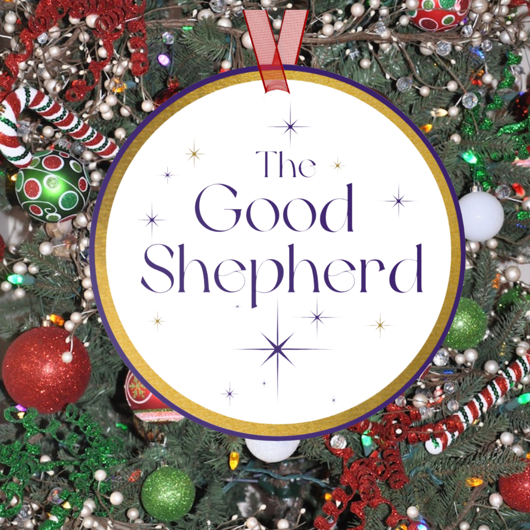 The Good Shepherd - Names of Jesus White Metal Ornament