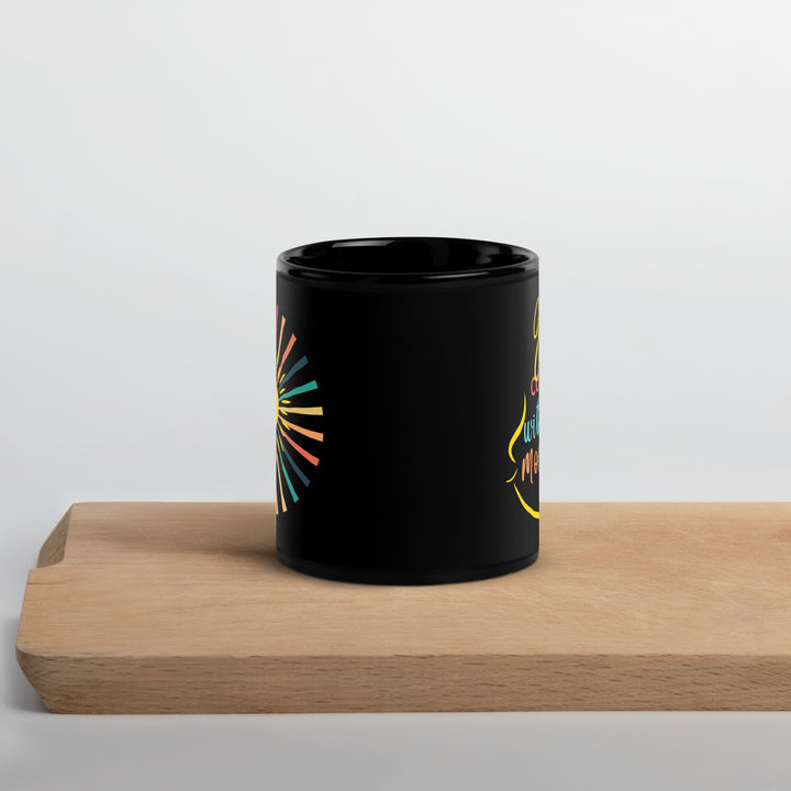 Joy Comes with the Morning - Black Glossy Mug