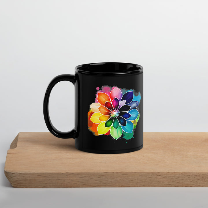 Coffee is My Meditation - Black Glossy Mug