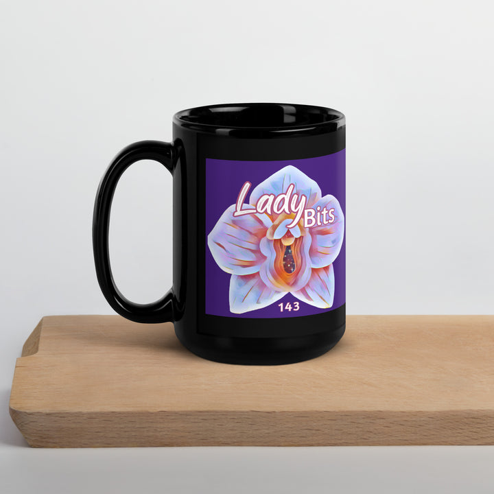 LadyBits143 - Black Glossy Mug