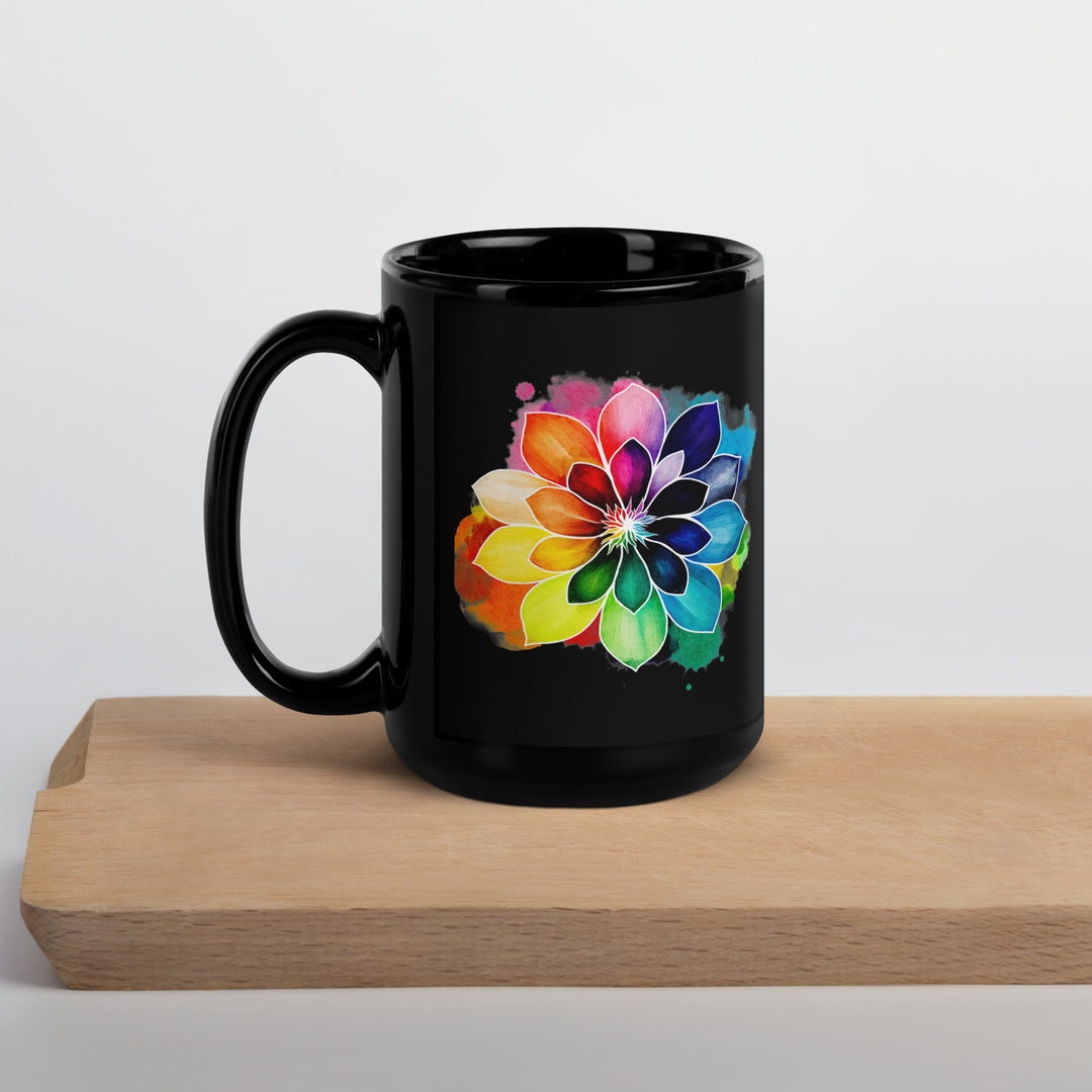 Coffee is My Meditation - Black Glossy Mug