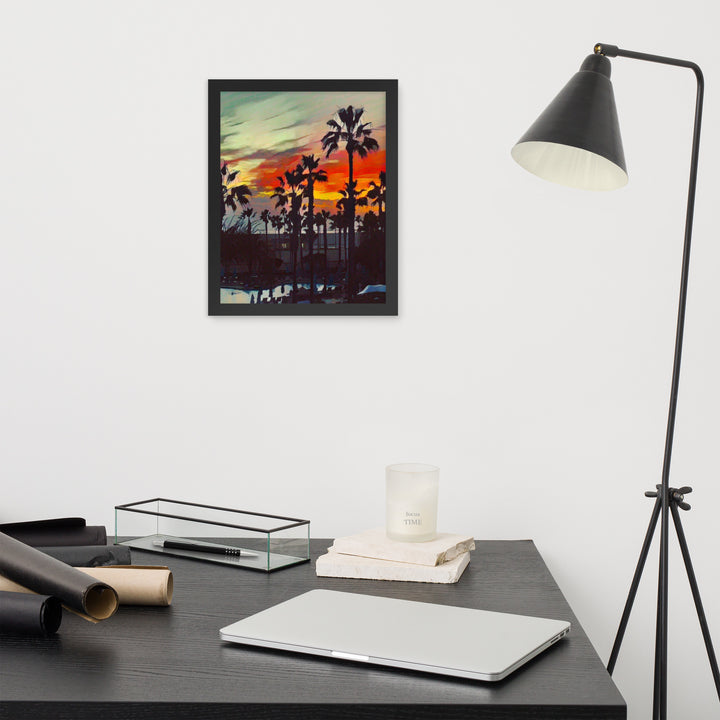 Sunset Romance - Framed Wall Art