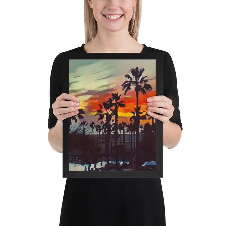 Sunset Romance - Framed Wall Art