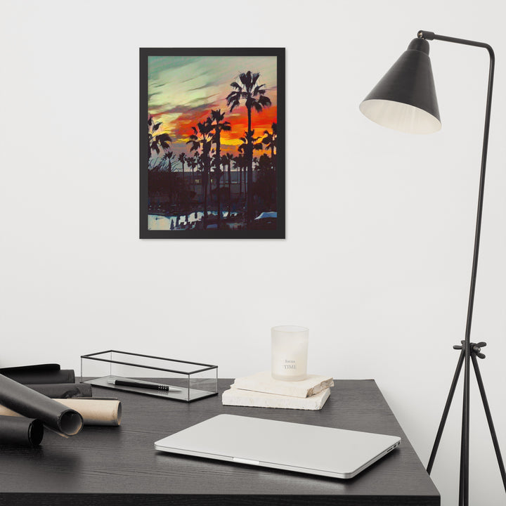 Sunset Romance - Framed Wall Art