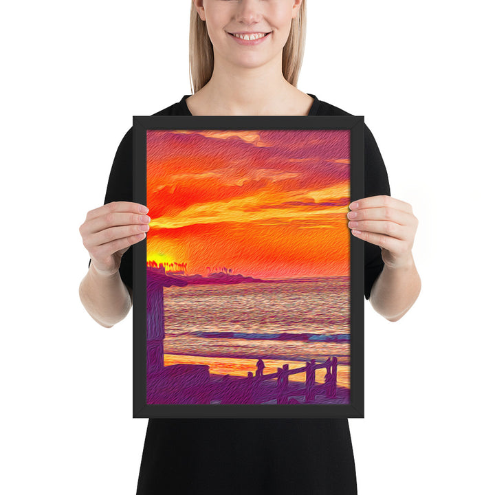 Sunset Dream - Framed Wall Art