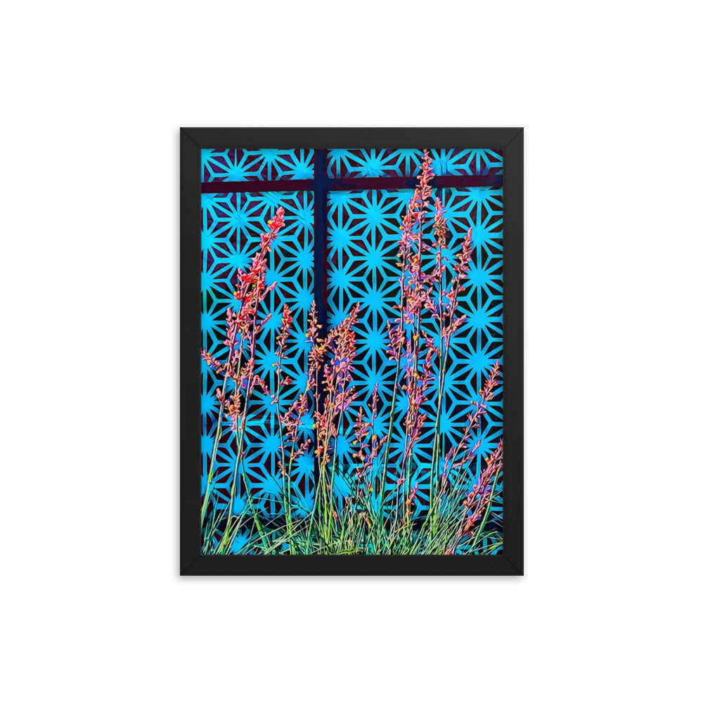 Floral Geometry - Framed Wall Art