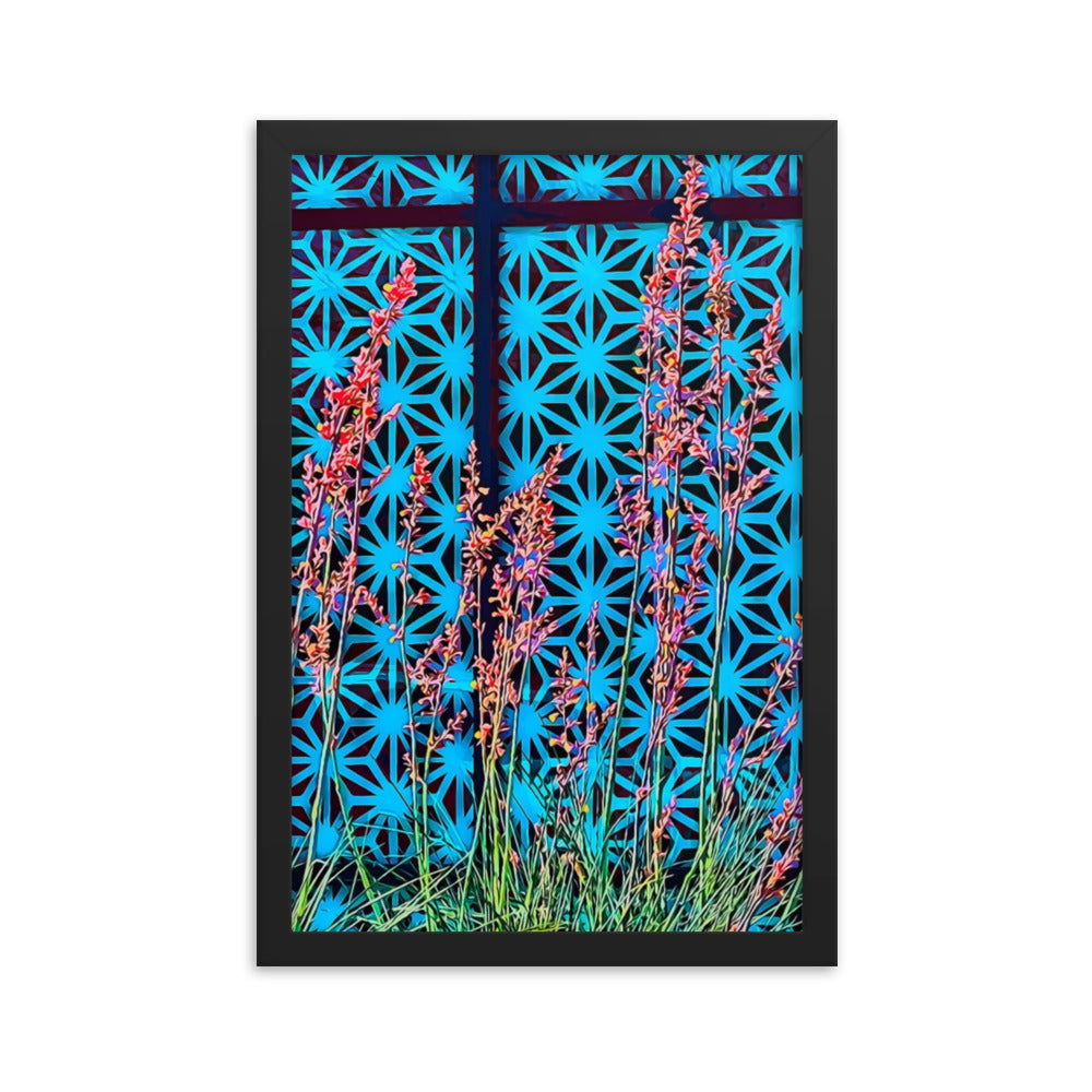 Floral Geometry - Framed Wall Art