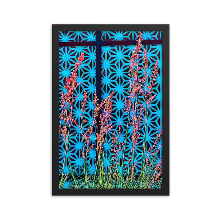 Floral Geometry - Framed Wall Art