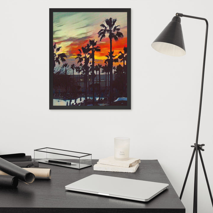 Sunset Romance - Framed Wall Art