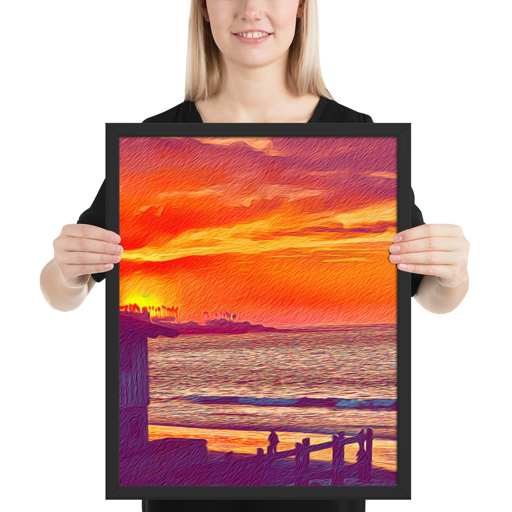 Sunset Dream - Framed Wall Art