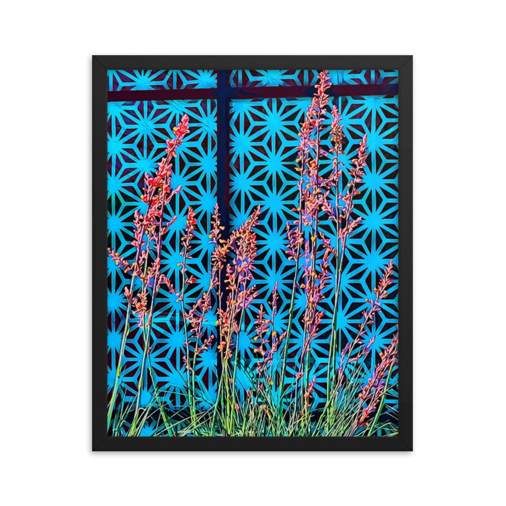 Floral Geometry - Framed Wall Art