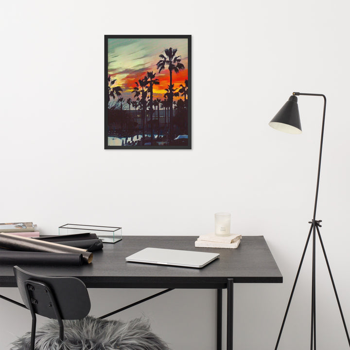 Sunset Romance - Framed Wall Art