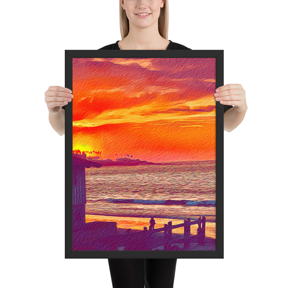 Sunset Dream - Framed Wall Art