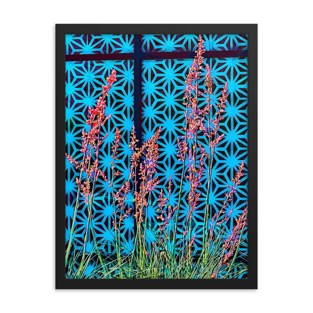 Floral Geometry - Framed Wall Art