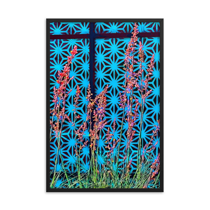 Floral Geometry - Framed Wall Art