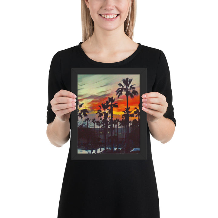 Sunset Romance - Framed Wall Art