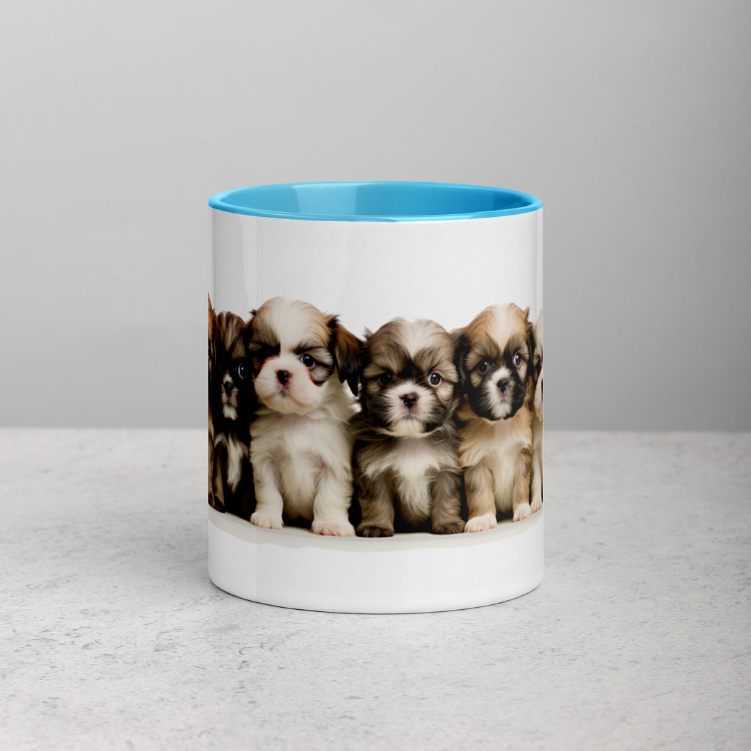 Shih-Tzu Puppies - Mug with Color Inside
