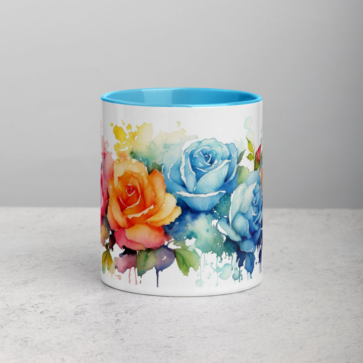 Roses - Mug with Color Inside