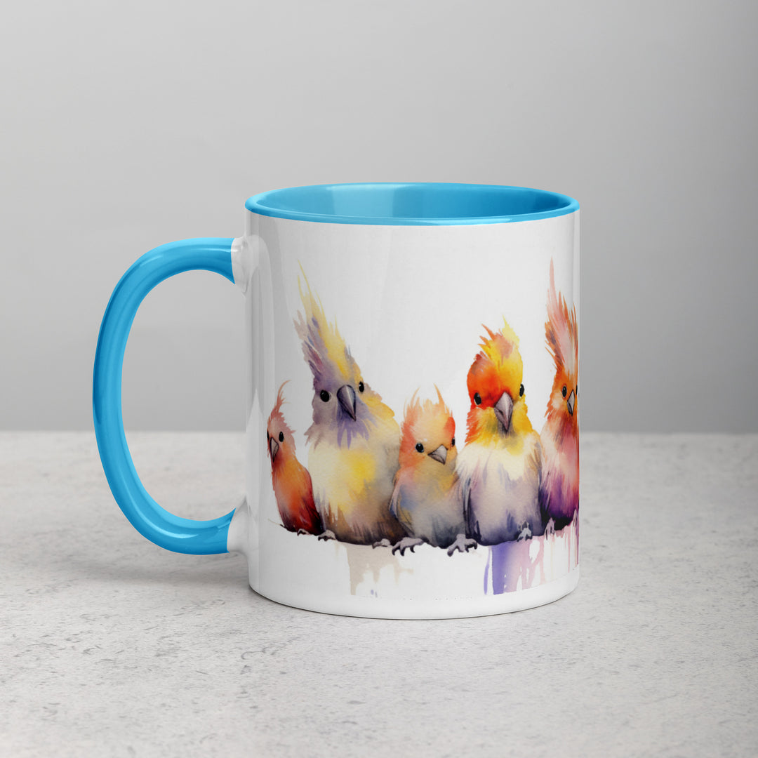 Cockatiel Teens - Mug with Color Inside