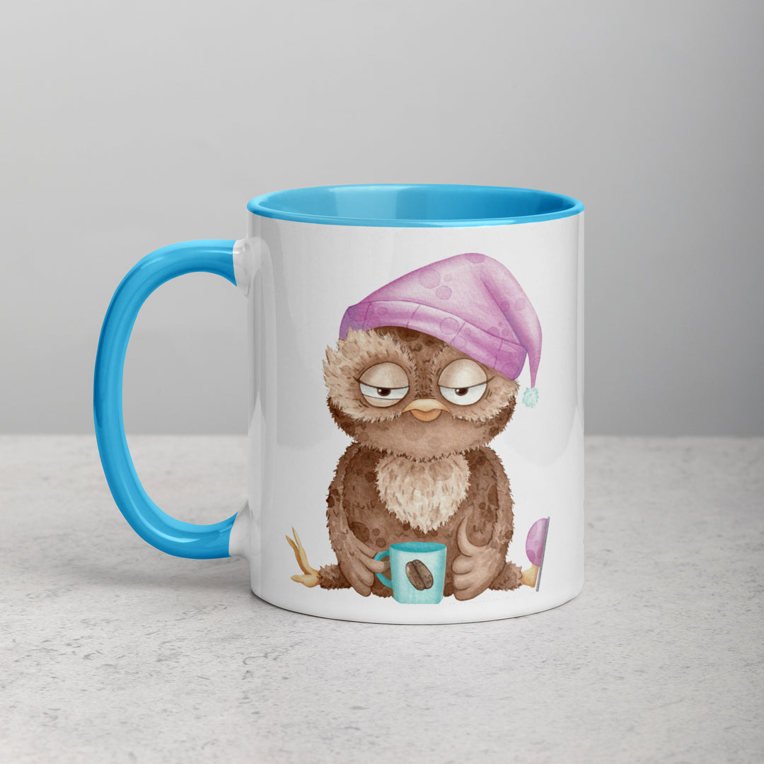 WHoo Needs Sleep - Mug with Color Inside