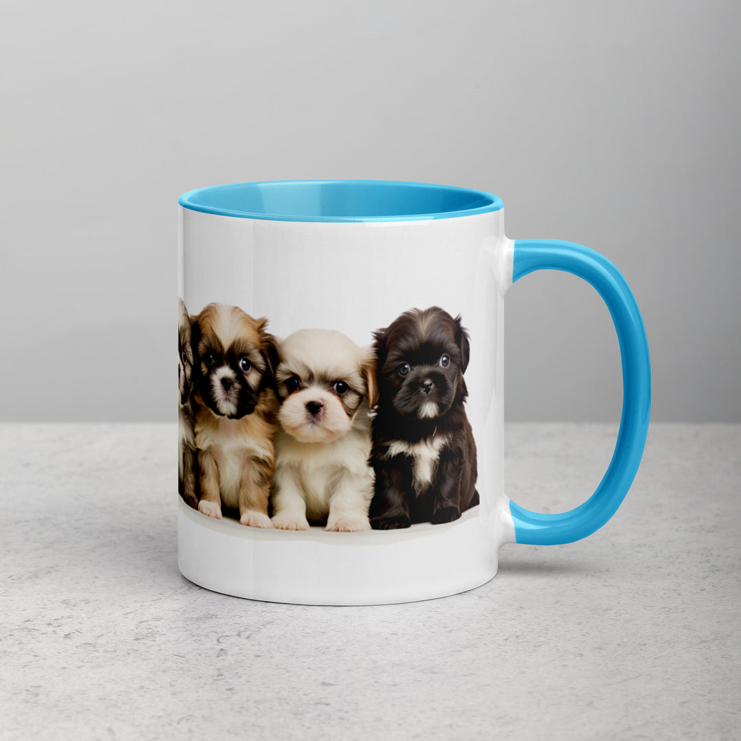 Shih-Tzu Puppies - Mug with Color Inside