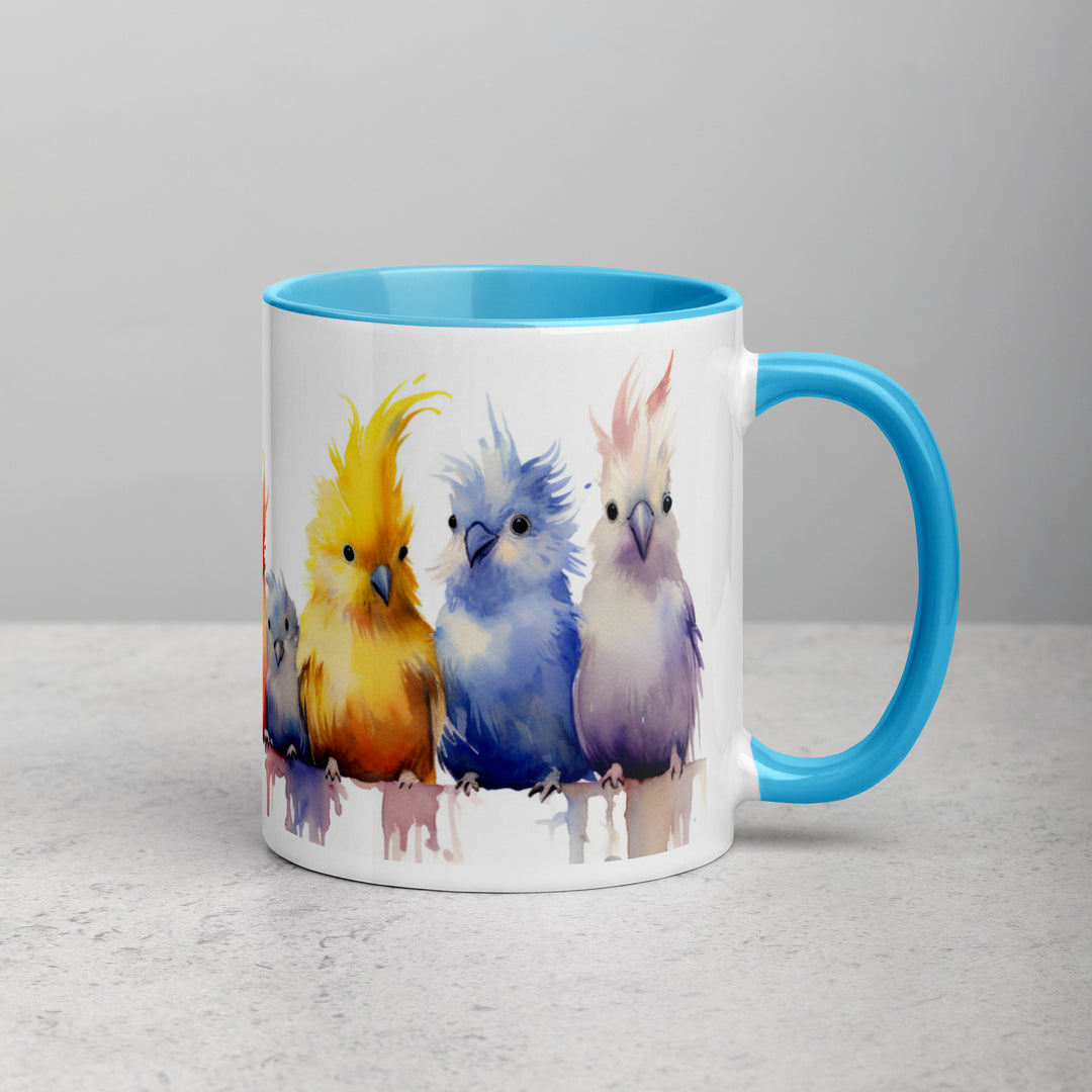 Cockatiel Teens - Mug with Color Inside