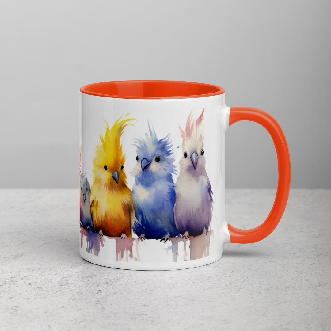 Cockatiel Teens - Mug with Color Inside