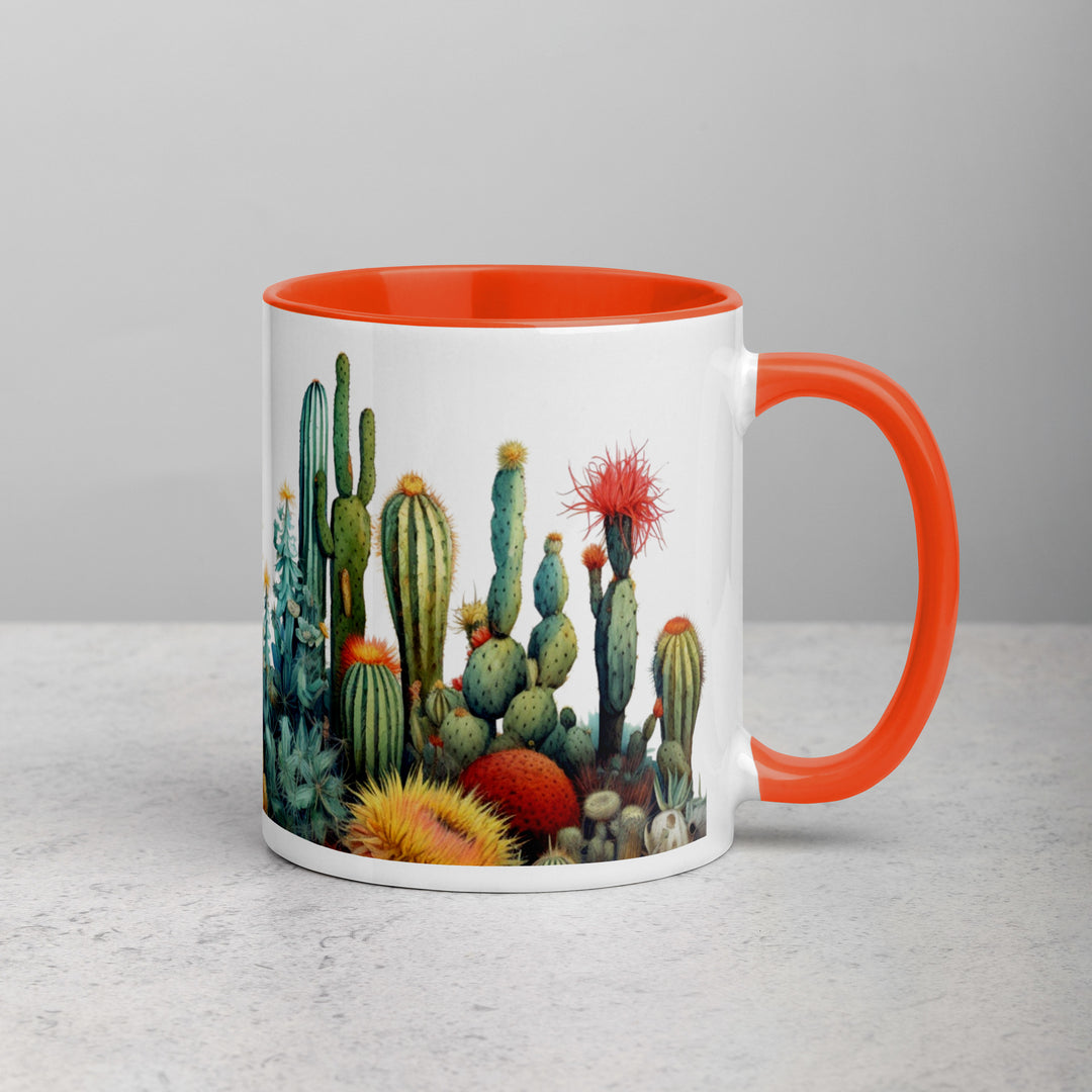 Desert Cacti - Mug with Color Inside