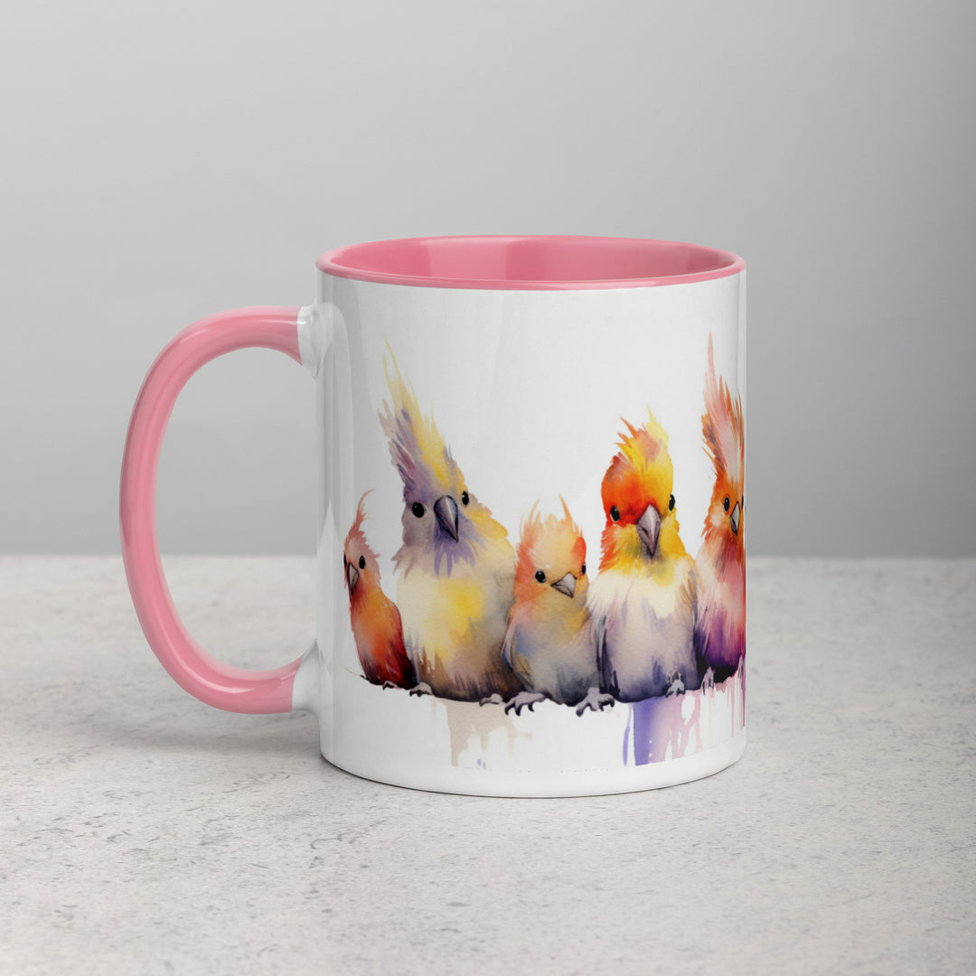 Cockatiel Teens - Mug with Color Inside