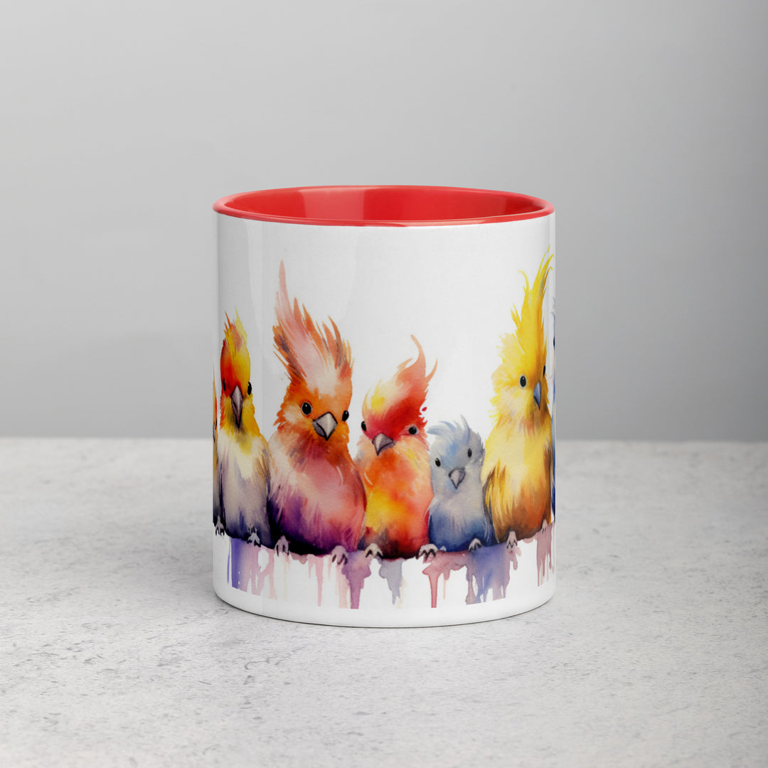 Cockatiel Teens - Mug with Color Inside