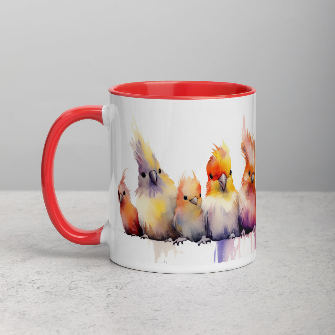 Cockatiel Teens - Mug with Color Inside