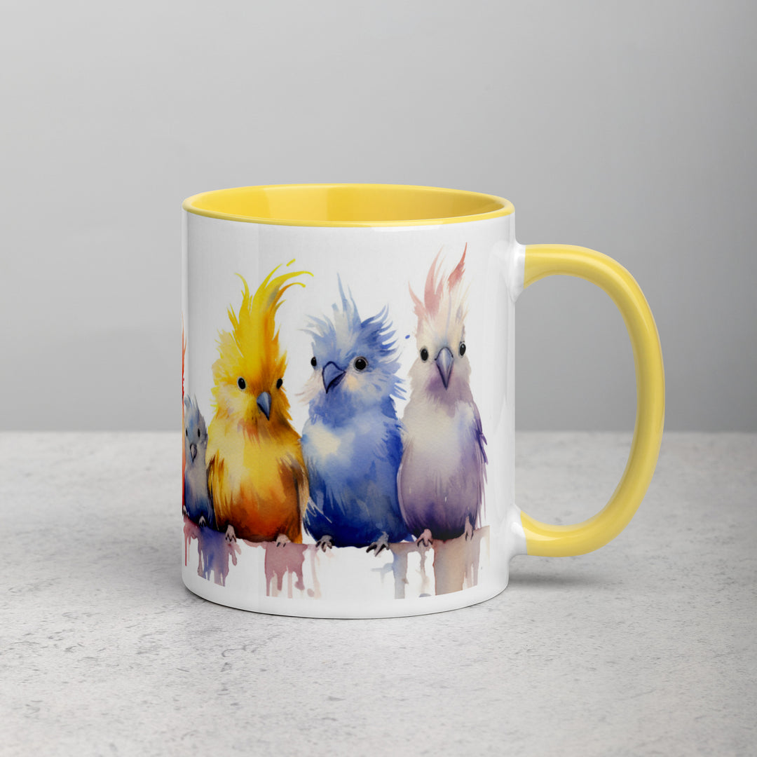 Cockatiel Teens - Mug with Color Inside