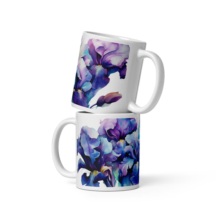 Iris - White glossy mug