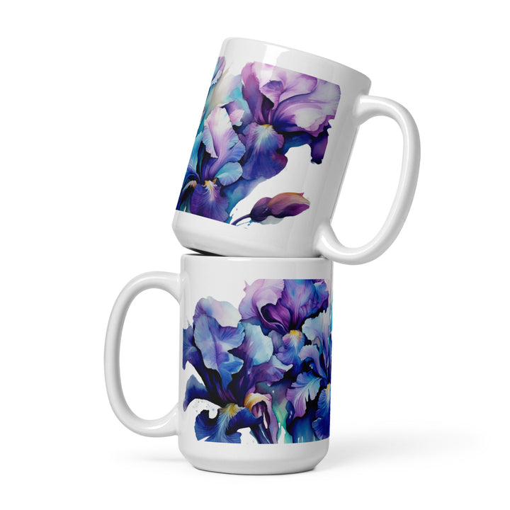 Iris - White glossy mug