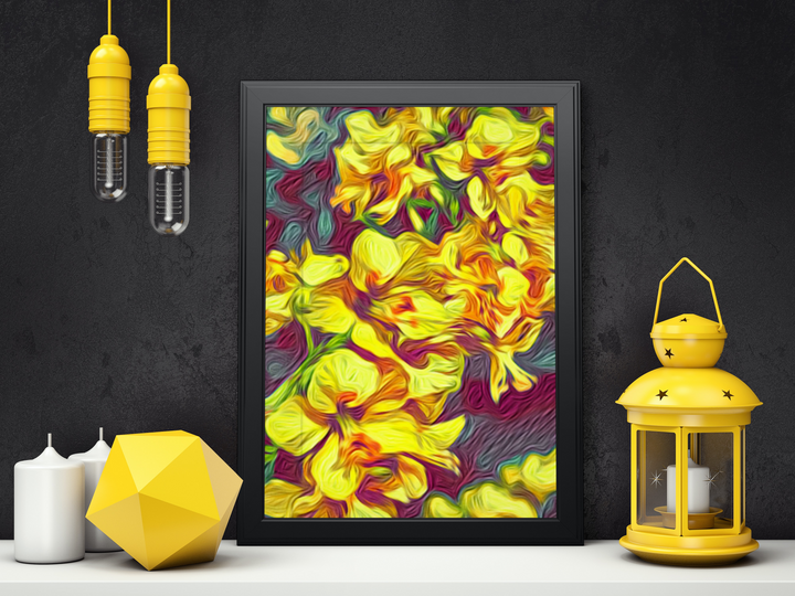 Yellow Daze - Framed Wall Art