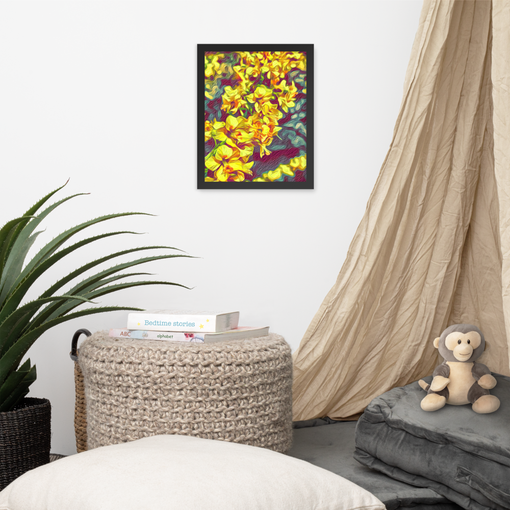 Yellow Daze - Framed Wall Art